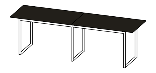 hm107k high table (in 2 parts)